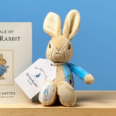 Peter Rabbit soft toy rattle and The tale of Peter Rabbit book Birthday Gifts 2