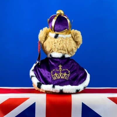 King Charles III Coronation 2023 collectable Keel King Bear Personalised Baby Gift Offers and Sale 2