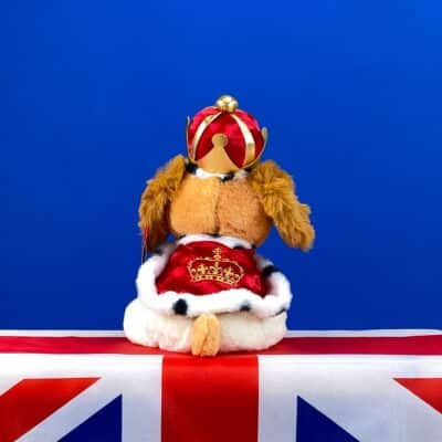 King Charles III Coronation 2023 collectable Keel King Charles Spaniel Personalised Baby Gift Offers and Sale 2