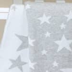 Personalised Walton & Co grey stars cotton baby blanket Baby Shower Gifts 5