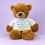 Personalised flower girl Aurora brown bonnie bear large teddy Wedding Gifts 4