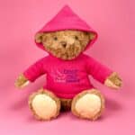 Boot Out Breast Cancer charity keeleco recycled large teddy bear Personalised Soft Toys 3