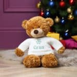 Personalised Aurora bonnie large teddy bear with snowflake jumper Christmas Gifts 5
