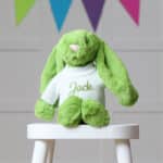 Personalised Jellycat apple bashful bunny soft toy Baby Shower Gifts 4
