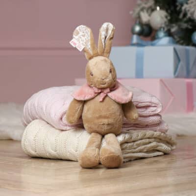 Flopsy Bunny signature collection personalised baby comfort blanket Christmas Gifts 3