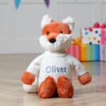 Personalised Jellycat bashful fox cub soft toy Birthday Gifts 3
