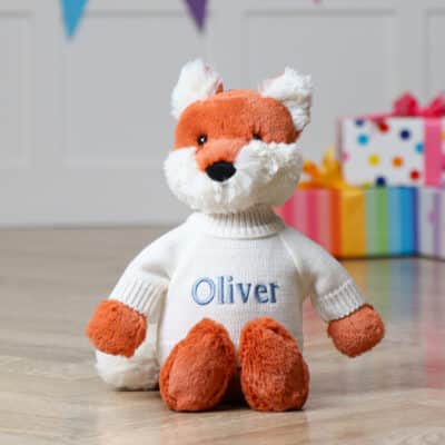 Personalised Jellycat bashful fox cub soft toy Personalised Soft Toys 2
