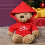 Personalised Jellycat bumbly bear small teddy with hoodie Baby Shower Gifts 4