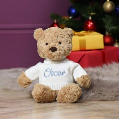 Personalised Jellycat bumbly bear small teddy soft toy Personalised Soft Toys