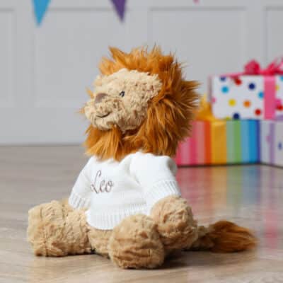 Personalised Jellycat fuddlewuddle lion soft toy Birthday Gifts 2