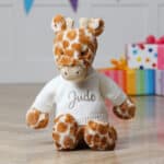 Personalised Jellycat bashful giraffe soft toy Jellycat 3