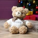Personalised keeleco bramble recycled medium teddy bear soft toy Birthday Gifts 4