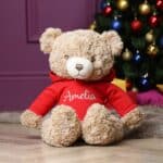 Personalised keeleco bramble recycled large teddy bear with hoodie Birthday Gifts 3