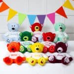 Personalised Mood Bear – Large Happy Bear with jumper Christmas Gifts 6