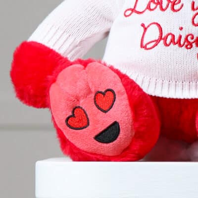 Valentines Personalised Mood Bear – Large Love Bear with jumper Valentine's Day Gifts 3