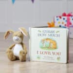 Nutbrown hare soft toy and Guess How Much I Love You board book Personalised Baby Gift Offers and Sale 5