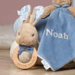 Peter Rabbit signature collection personalised baby comfort blanket Birthday Gifts 6