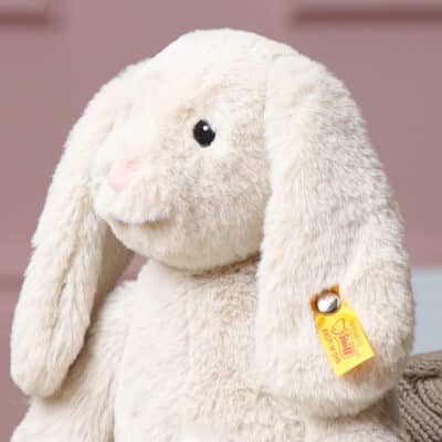 My First Steiff Hoppie rabbit beige soft toy Steiff 2