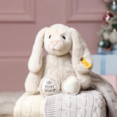 My First Steiff Hoppie rabbit beige soft toy Steiff