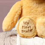 Personalised My First Steiff cuddly friends teddy bear tan soft toy Baby Shower Gifts 5