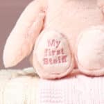 Personalised My First Steiff cuddly friends teddy bear pink soft toy Baby Shower Gifts 5