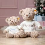 Personalised Steiff honey teddy bear medium soft toy Baby Shower Gifts 6