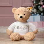 Personalised Steiff Jimmy teddy bear large soft toy Baby Shower Gifts 3
