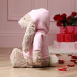 Valentines personalised Jellycat HUGE bashful bunny soft toy with hoodie Jellycat 5