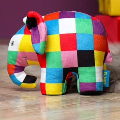 Elmer soft toy Personalised Baby Gift Offers and Sale