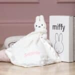 Personalised Miffy bunny white comforter Christening Gifts 3