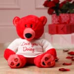 Valentines Personalised Mood Bear – Large Love Bear with jumper Valentine's Day Gifts 3