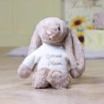 Personalised Jellycat bashful bunny soft toy with Mother’s Day jumper Mother's Day Gifts 7