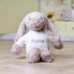 Personalised Jellycat bashful bunny soft toy with Mother’s Day jumper Mother's Day Gifts 5