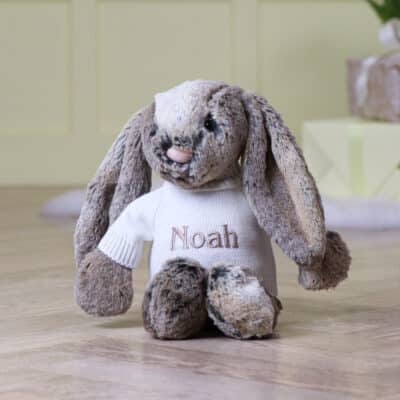 Personalised Jellycat cottontail bashful bunny soft toy Personalised Soft Toys
