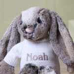 Personalised Jellycat cottontail bashful bunny soft toy Baby Shower Gifts 4
