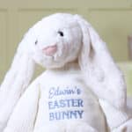 Personalised Jellycat large bashful cream Easter bunny soft toy Easter Gifts 5