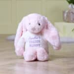 Personalised Jellycat pale pink bashful Easter bunny soft toy Easter Gifts 3