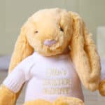 Personalised Jellycat sunshine bashful Easter bunny soft toy Easter Gifts 4