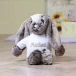 Personalised Jellycat bashful bunny soft toy with Mother’s Day jumper Mother's Day Gifts 6