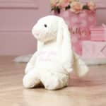 Personalised Jellycat cream bashful bunny soft toy with Mother’s Day jumper Mother's Day Gifts 4