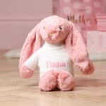 Personalised Jellycat pink bashful bunny soft toy with Mother’s Day jumper Mother's Day Gifts 5