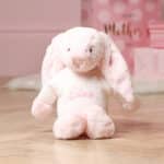 Personalised Jellycat pink bashful bunny soft toy with Mother’s Day jumper Mother's Day Gifts 6