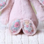 Jellycat blush pink blossom bunny small soft toy Baby Shower Gifts 5