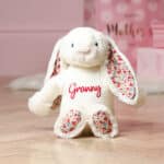 Personalised Jellycat blossom bunny soft toy with Mother’s Day jumper Mother's Day Gifts 6