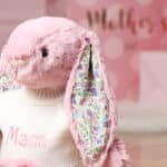 Personalised Jellycat blossom bunny soft toy with Mother’s Day jumper Mother's Day Gifts 7