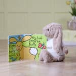 Personalised Jellycat beige bashful bunny and If I were a bunny book Birthday Gifts 5