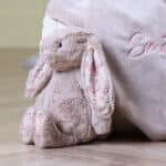 Personalised Jellycat blossom bunny soother in beige or silver Comforters and Soothers 5