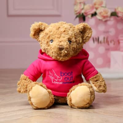 Boot Out Breast Cancer charity keeleco recycled large teddy bear Mother's Day Gifts 2