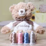 Personalised keeleco bramble medium teddy bear with Mother’s Day jumper Mother's Day Gifts 6