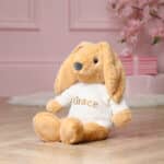 Personalised Max & Boo large amber bunny soft toy Baby Shower Gifts 5